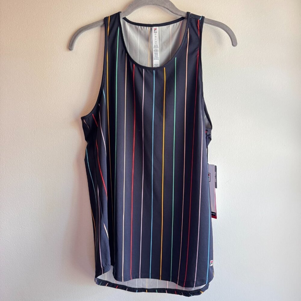 Women's FILA Performa Energy + UV Tennis 50+ UPF Cami Tank Top Size Large L NWT